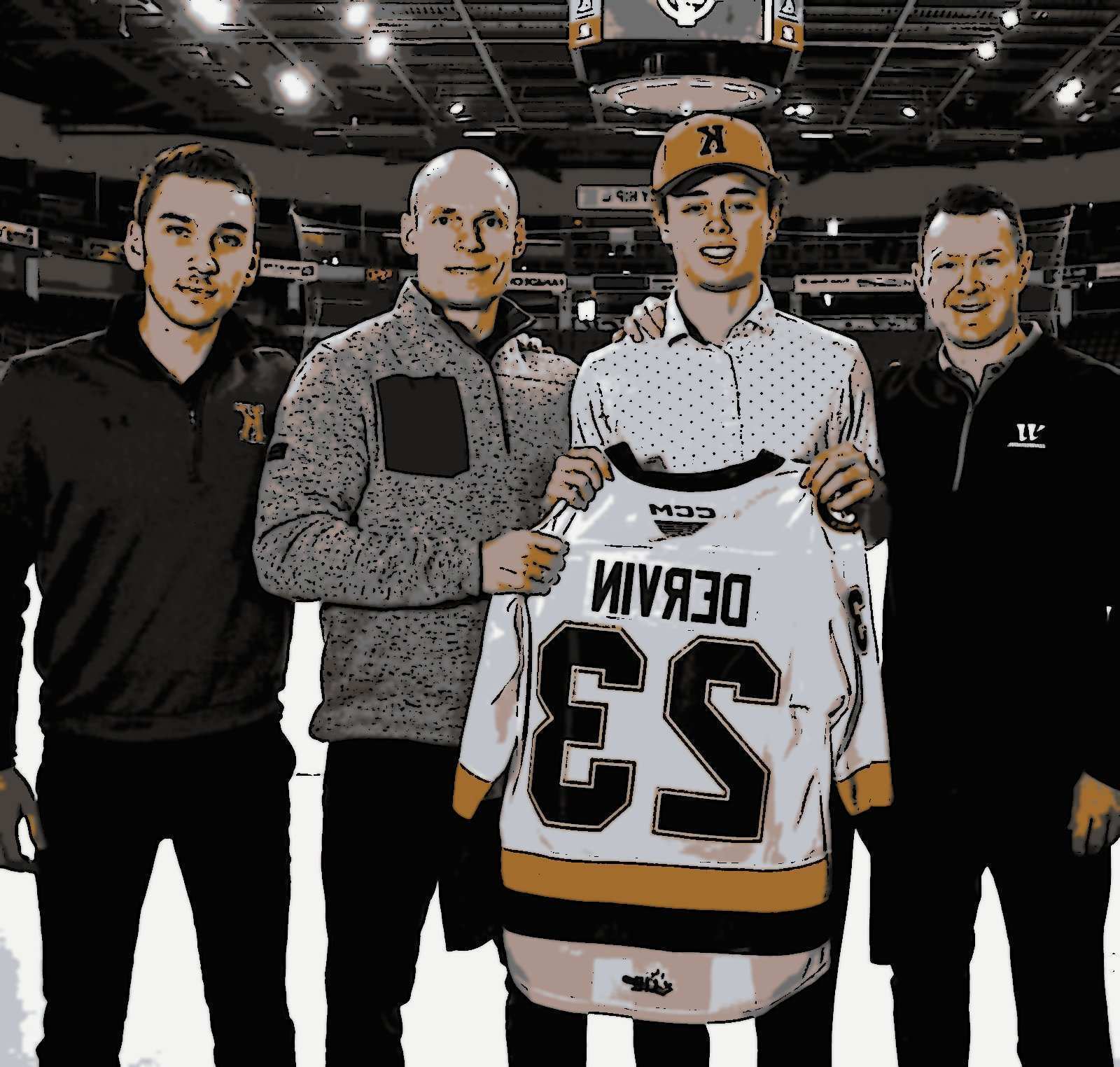 Vancouver Canucks Draft Center Kieren Dervin i...