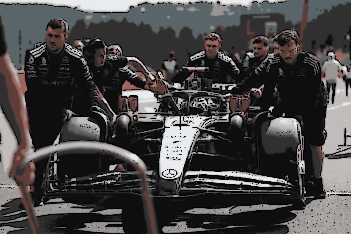 Kimi Antonelli blir tweak till Mercedes bil...