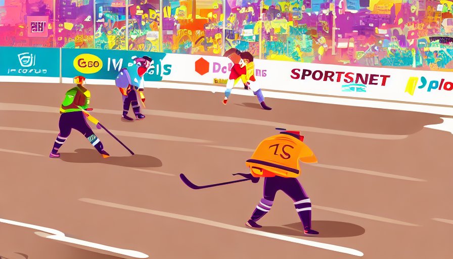 Owen Power med ett mål vs. Calgary...