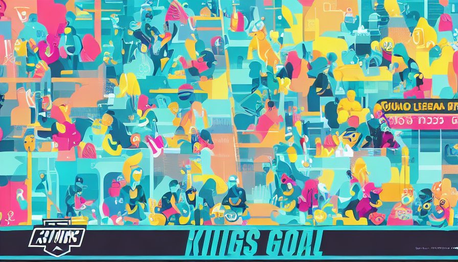 Adrian Kempe med ett mål vs Minnesota...