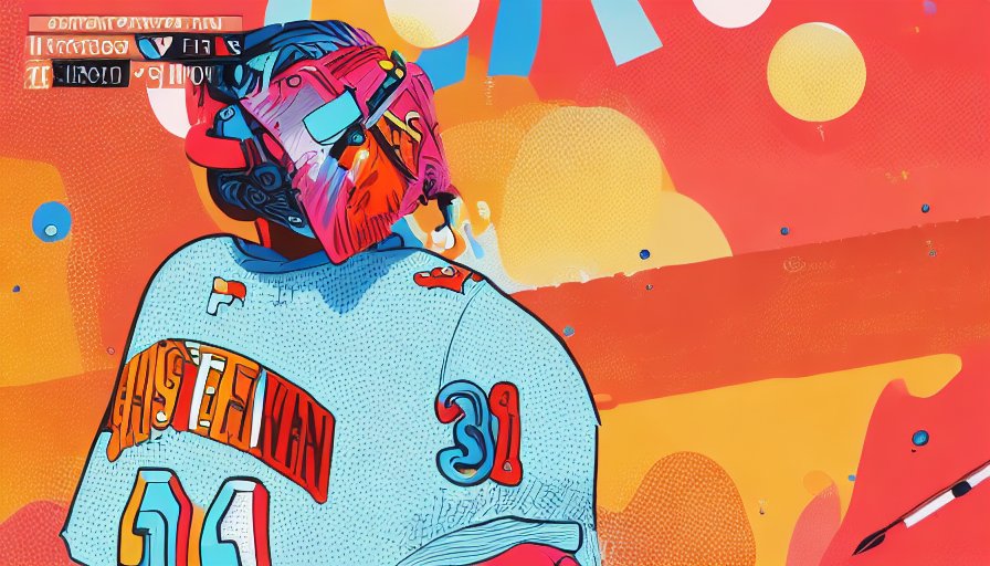 Ryan Shea med mål vs. New York...